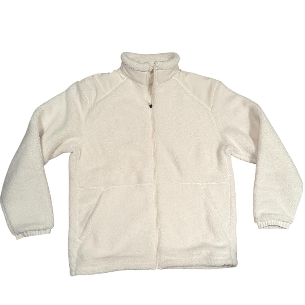 All In Motion Cozy Fleece Jacket - Cream - Picture 2 of 4